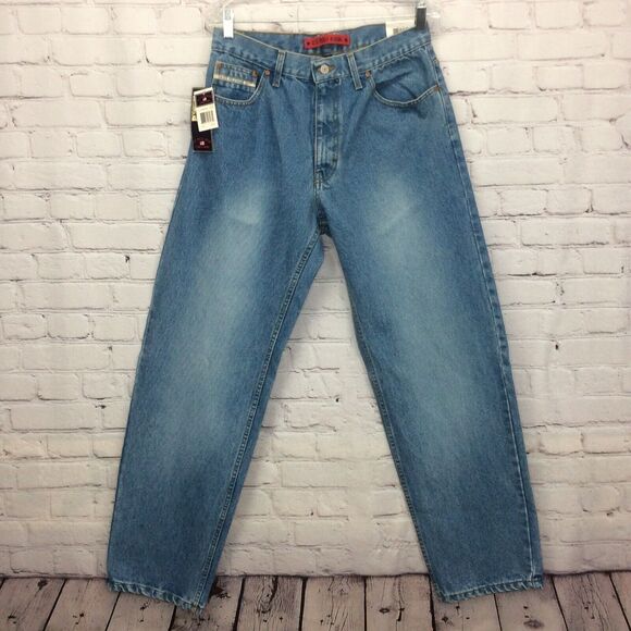 U.S. Polo Assn Jeans Patriot Men’s Sz 36x34 Relaxed Fit Straight Leg Med Wash - Picture 1 of 12